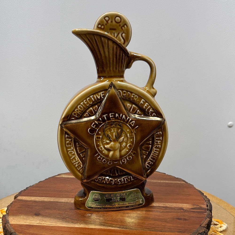 Jim Beam Centennial Ceramic Decanter